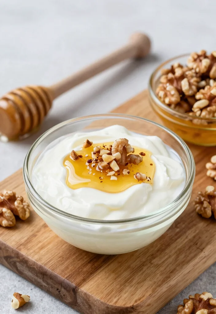 12 Greek Dessert Recipes with Light Mediterranean Sweetness 12 12 Greek Dessert Recipes with Light Mediterranean Sweetness - 2. Greek Yogurt with Honey and Walnuts 1