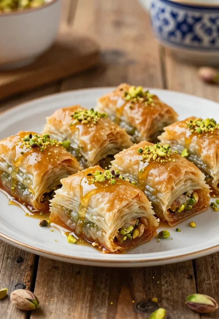 12 Greek Dessert Recipes with Light Mediterranean Sweetness 34 12 Greek Dessert Recipes with Light Mediterranean Sweetness - 4. Baklava Rolls with Honey 1