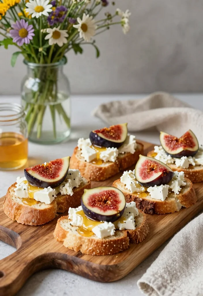 12 Greek Dessert Recipes with Light Mediterranean Sweetness 45 12 Greek Dessert Recipes with Light Mediterranean Sweetness - 5. Feta Cheese and Honey Toasts 1