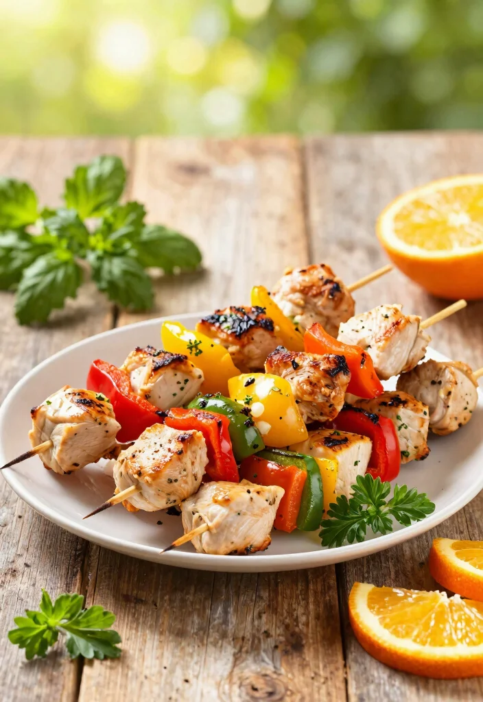 12 Grilled Dinner Recipes for Easy Smoky Flavor 6. Citrus Herb Grilled Chicken Skewers 0