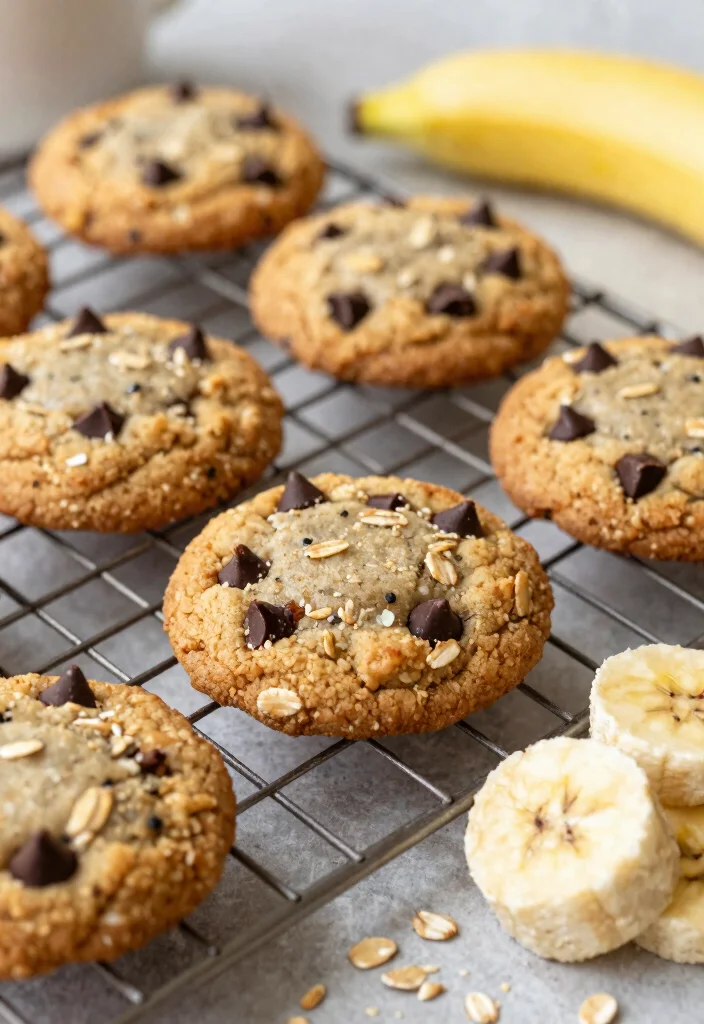 12 Healthy Banana Dessert Recipes for Guilt Free Sweets 1. Banana Oatmeal Cookies 0