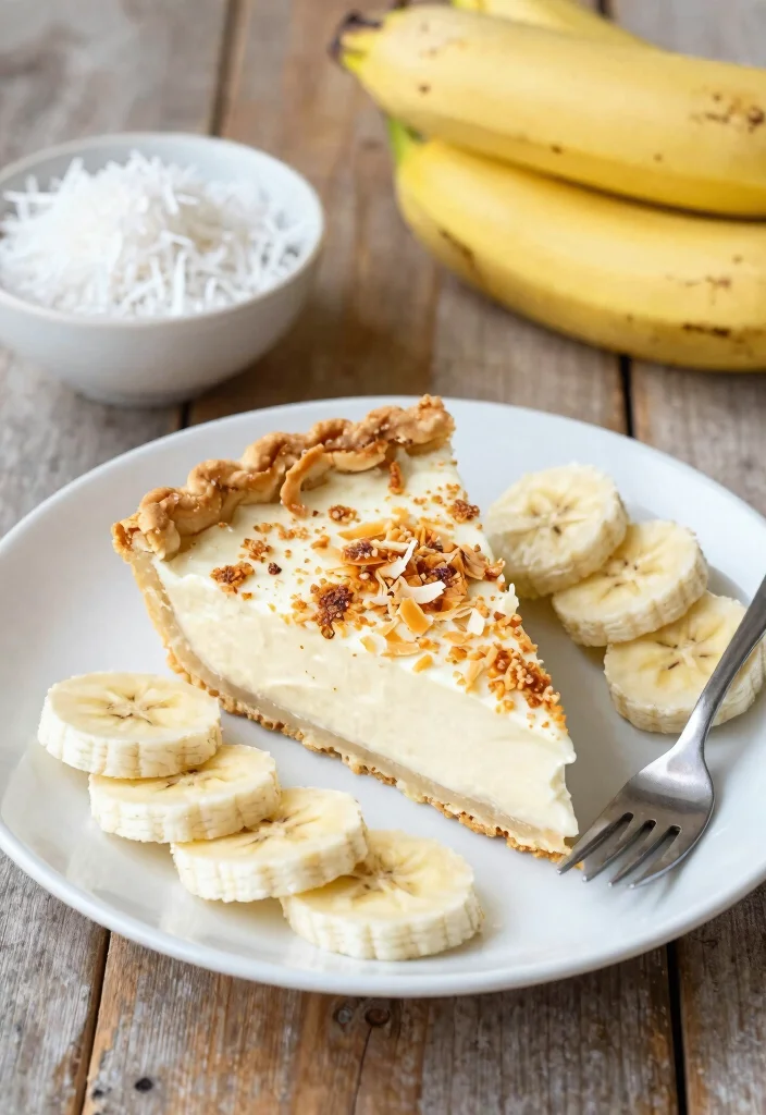 12 Healthy Banana Dessert Recipes for Guilt Free Sweets 7. Banana Coconut Cream Pie 0