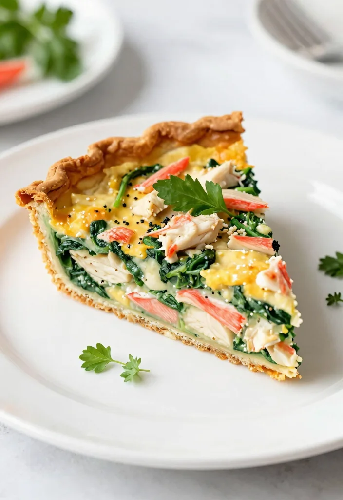 12 Healthy Crab Recipes for Lean Flavorful Dishes - 11. Crab Quiche with Spinach 1