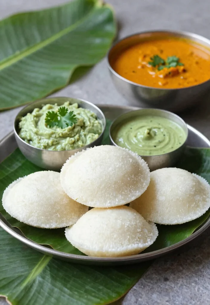 12 Healthy Indian Breakfast Recipes with Balanced Spices 3. Idli Steamed Rice Cakes 0