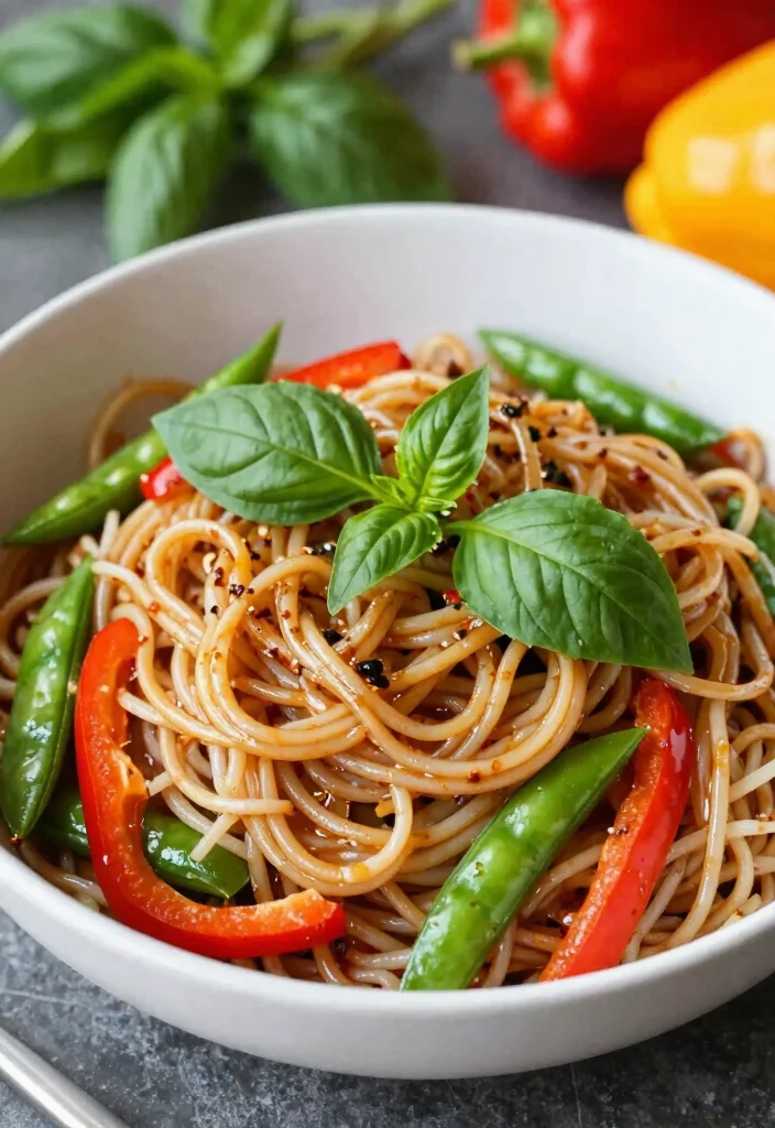12 Healthy Noodle Recipes for Balanced Everyday Meals - 12. Thai Basil Noodles 1