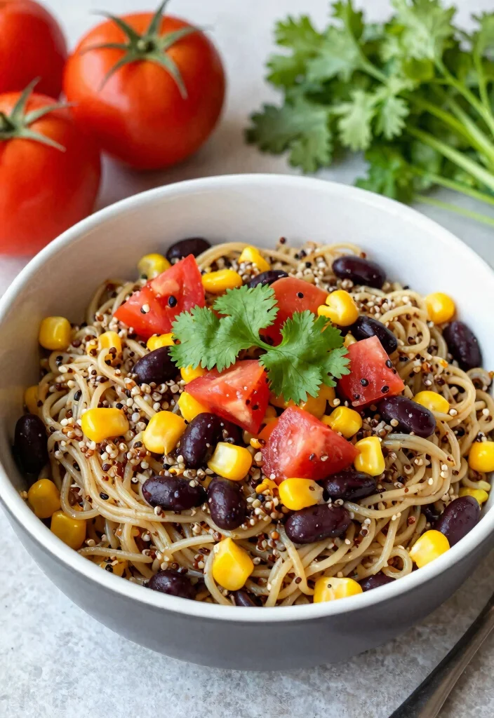 12 Healthy Noodle Recipes for Balanced Everyday Meals - 5. Quinoa and Black Bean Noodles 1