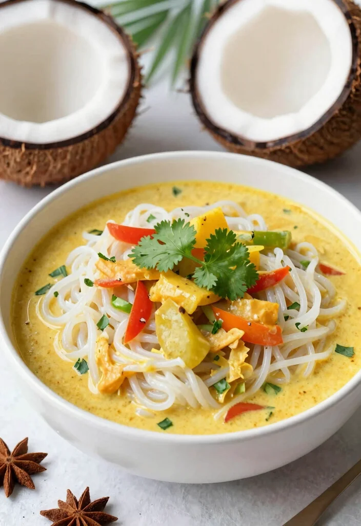 12 Healthy Noodle Recipes for Balanced Everyday Meals - 8. Coconut Curry Rice Noodles 1