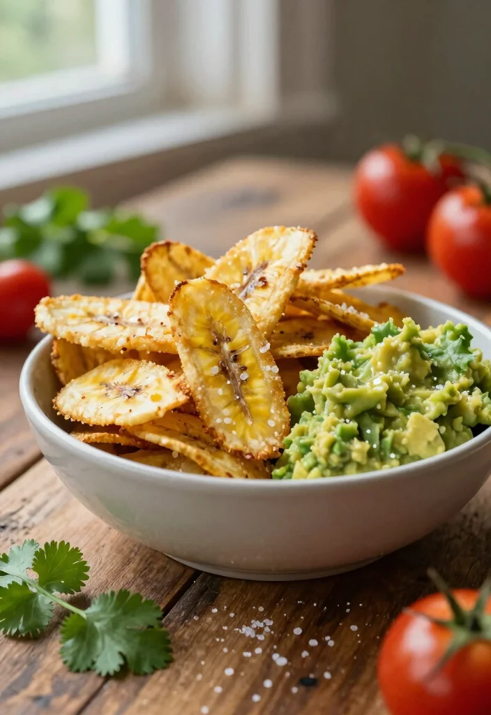 12 Healthy Plantain Recipes for Wholesome Comfort Meals - 1. Baked Plantain Chips 1