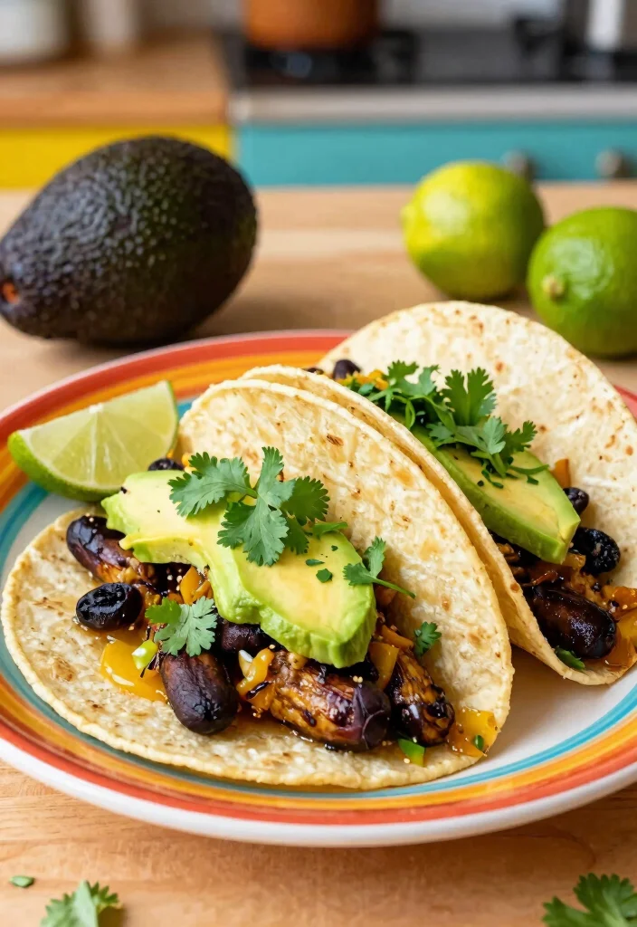 12 Healthy Plantain Recipes for Wholesome Comfort Meals - 3. Plantain and Black Bean Tacos 1