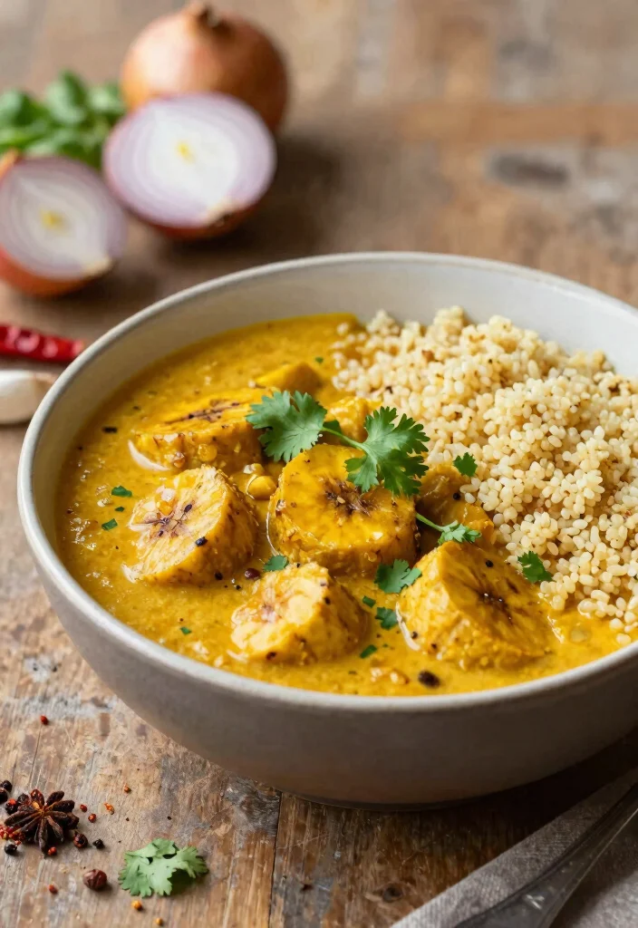 12 Healthy Plantain Recipes for Wholesome Comfort Meals - 7. Plantain Curry 1