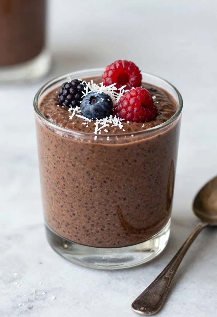 12 High Protein Keto Recipes for Filling Low Carb Meals - 12. Chocolate Chia Seed Pudding 1