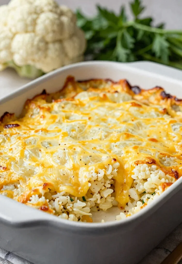 12 Keto Dinner Casserole Recipes for Easy Family Meals 5. Cauliflower Rice Casserole 0