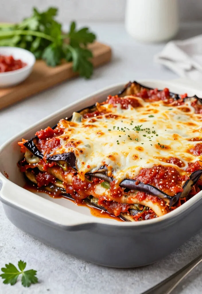 12 Keto Dinner Casserole Recipes for Easy Family Meals 7. Eggplant Parmesan Casserole 0