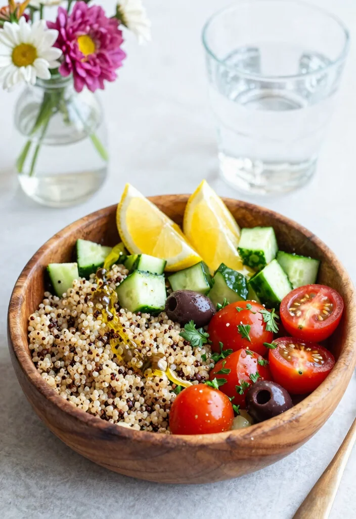 12 Savory Vegan Recipes for Hearty Plant Based Meals - 9. Mediterranean Quinoa Bowl 1