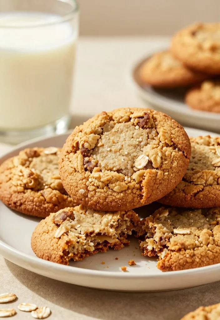 12 Vanilla Dessert Recipes with Simple Classic Flavor 10. Vanilla Oatmeal Cookies 0