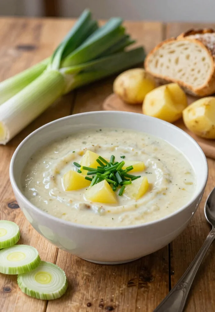 12 Vegan Leek Recipes for Gentle Savory Dishes 1. Creamy Vegan Leek and Potato Soup 0