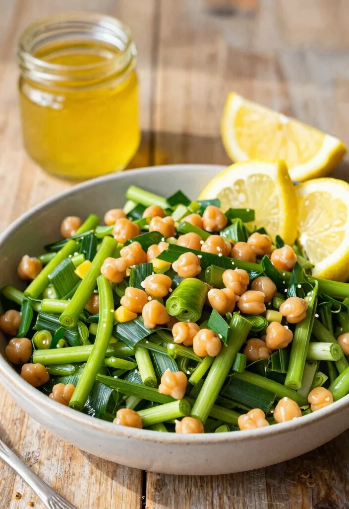 12 Vegan Leek Recipes for Gentle Savory Dishes 9. Leek and Chickpea Salad 0