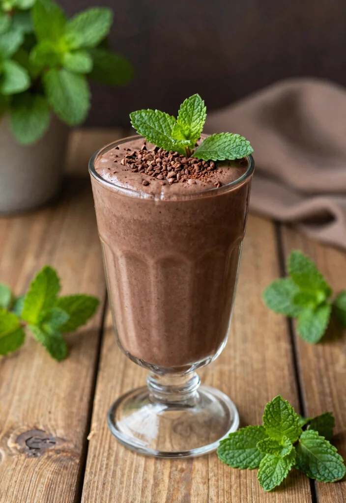 12 Vegan Protein Smoothie Recipes for Easy Fuel 10. Chocolate Mint Shake 0