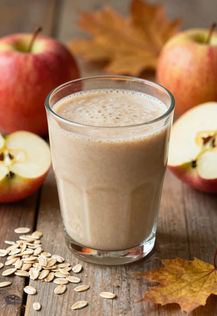 12 Vegan Protein Smoothie Recipes for Easy Fuel 11. Apple Cinnamon Oatmeal Smoothie 0