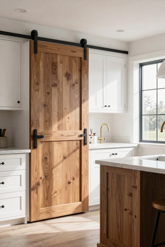 barn doors fuse rustic modern charm