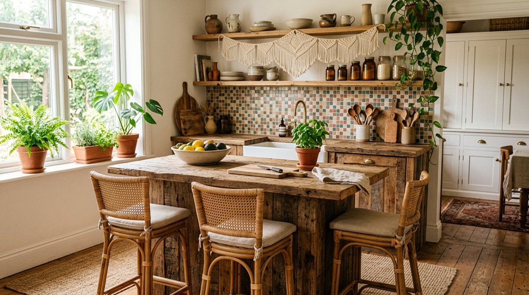boho kitchen ideas transformation