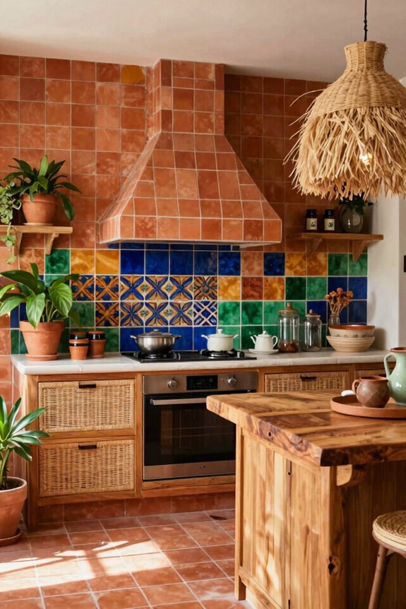 boho tile backsplash harmony