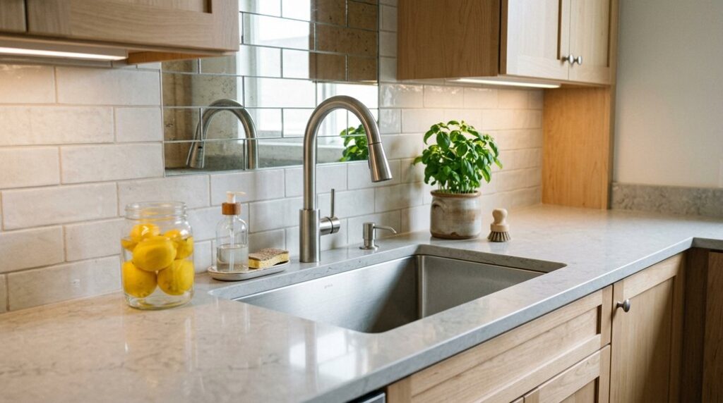 brighten windowless kitchen sink uxkn3