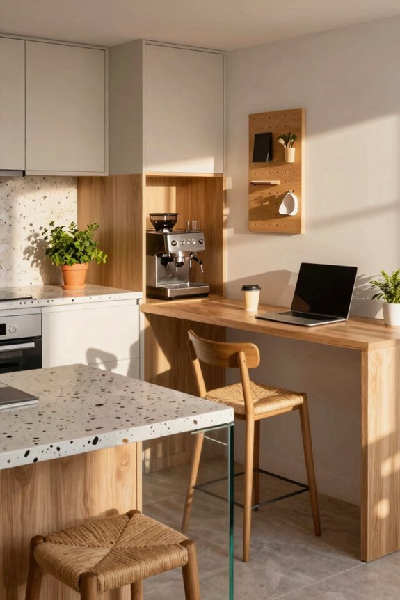 caf style kitchen collaboration hub