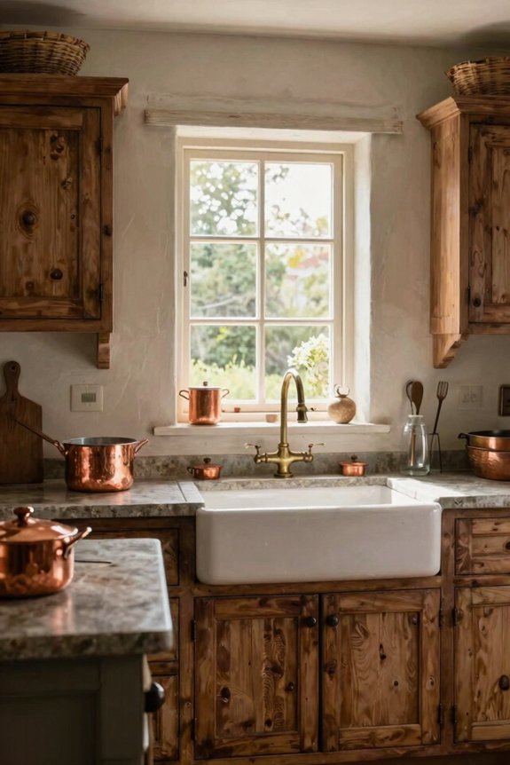 centerpiece farmhouse sink anchors workflow