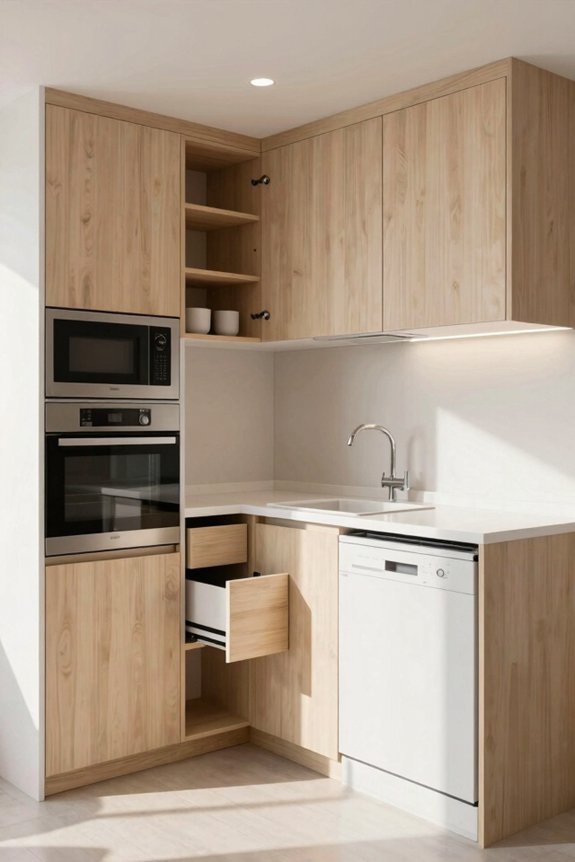 compact appliances efficient cabinets