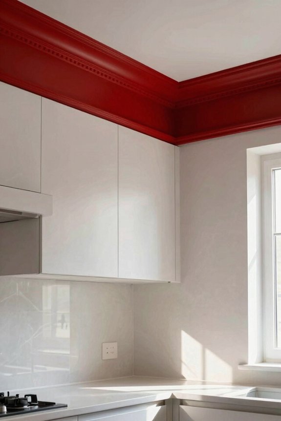 contrast soffit with bold color finishes
