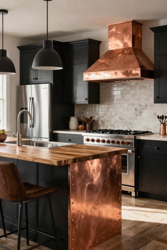 copper black stainless harmony