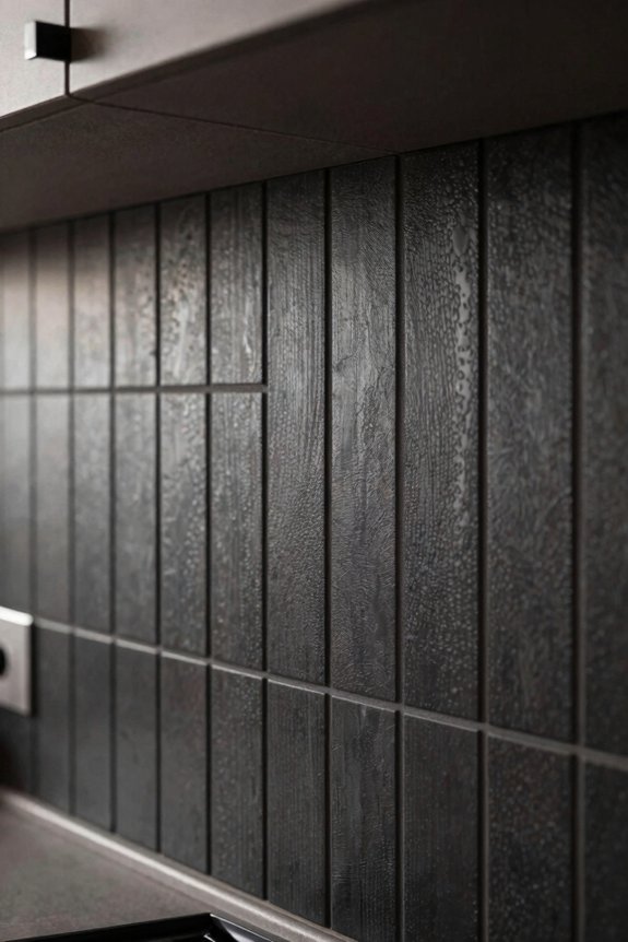 3 Beadboard Backsplash Styles That Transform Your Kitchen 3 dark beadboard modern warmth