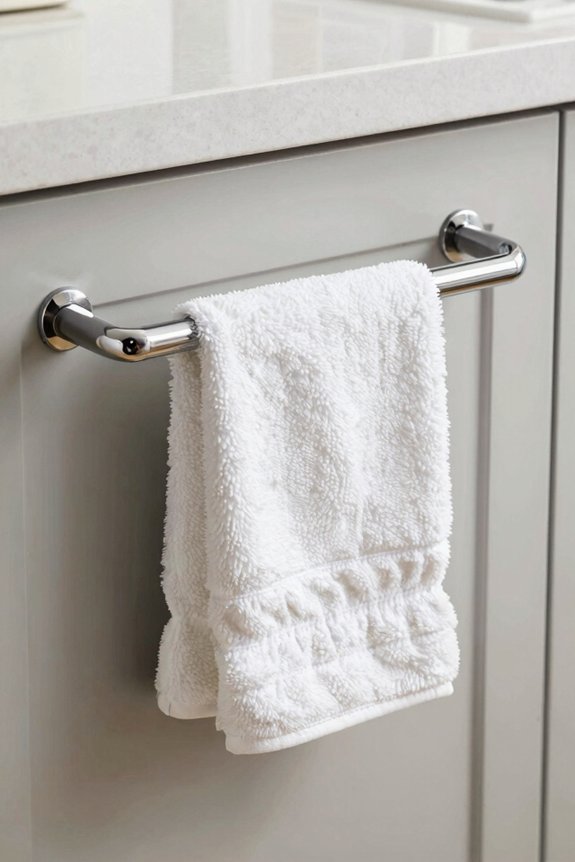 drape towels on handles instantly