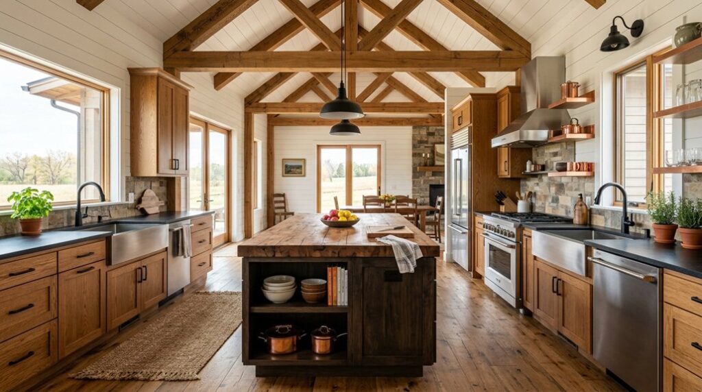 essential barndoor kitchen design ideas