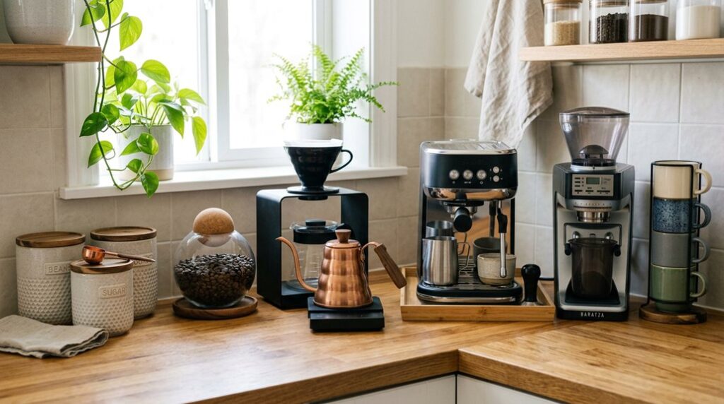 five coffee bar ideas for kitchen counter