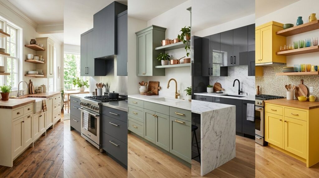 five kitchen color schemes transform spaces