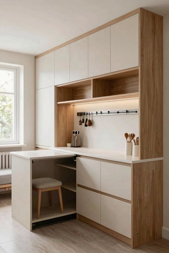 floor to ceiling storage appliance garage