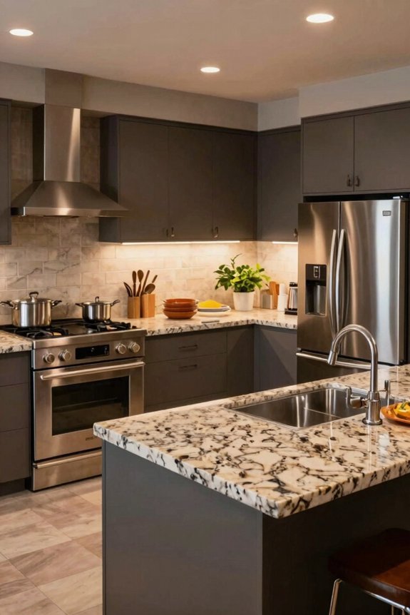 four zones optimize kitchen efficiency