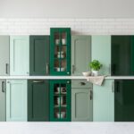 green kitchen cabinet ideas