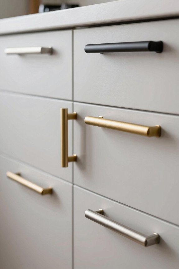layered mixed metals for cohesive variety