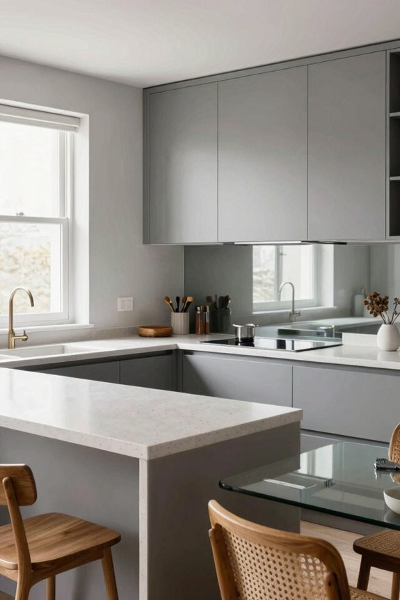 light neutrals brighten and enlarge space