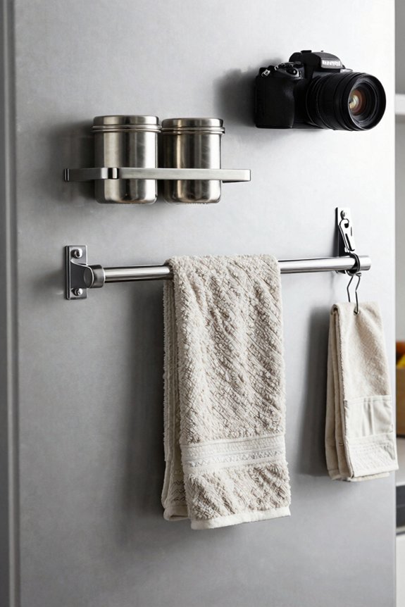 magnetic towel bars no drill