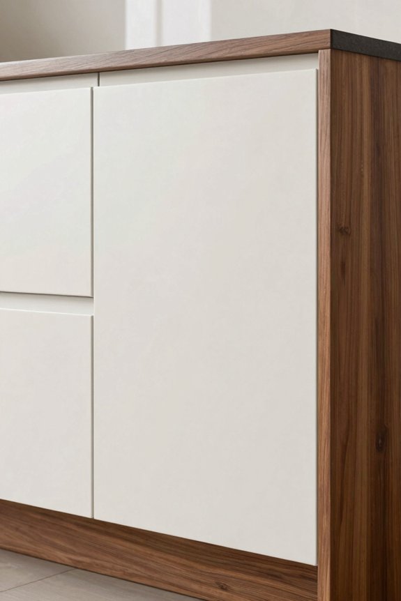 match cabinet doors to front doors precisely