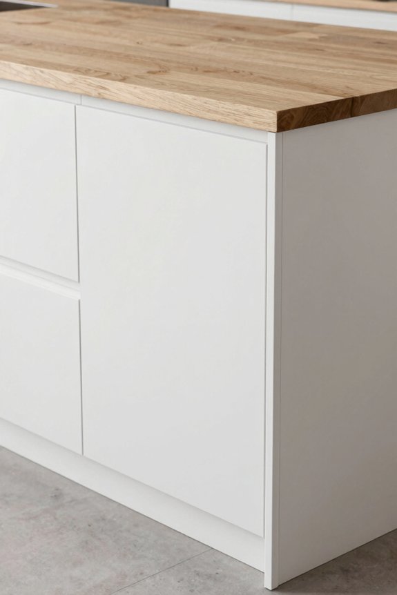 minimalist trim clean bevels