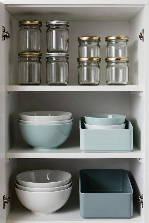 3 Ideas to Organize Your Kitchen Cupboards 1 nest stack maximize cupboard space