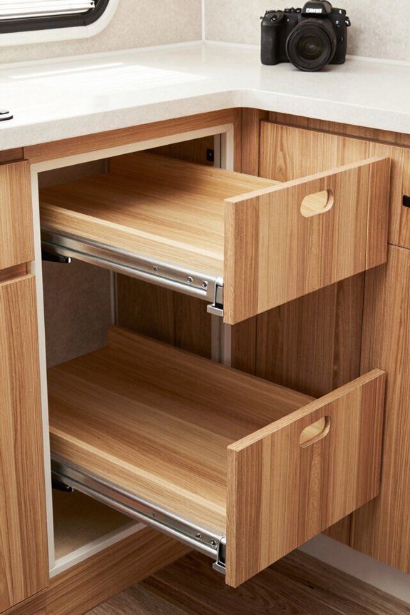pull out rv kitchen storage upgrades