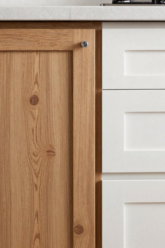 restain vs paint oak cabinets