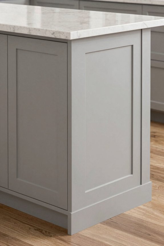 shaker trim simple cohesive finish