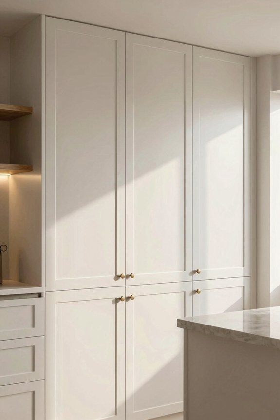 swapping hardware transforms kitchen aesthetics